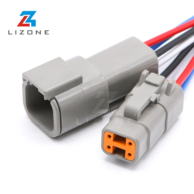 Auto Connector Automotive Electrical Connectors OEM Auto Electrical Connectors 4 Wire Dtm06-4s