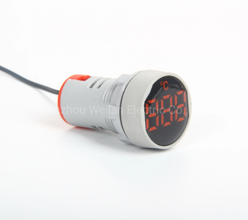 LED-Digitalthermometer mit digitaler Anzeige und Signalleuchte