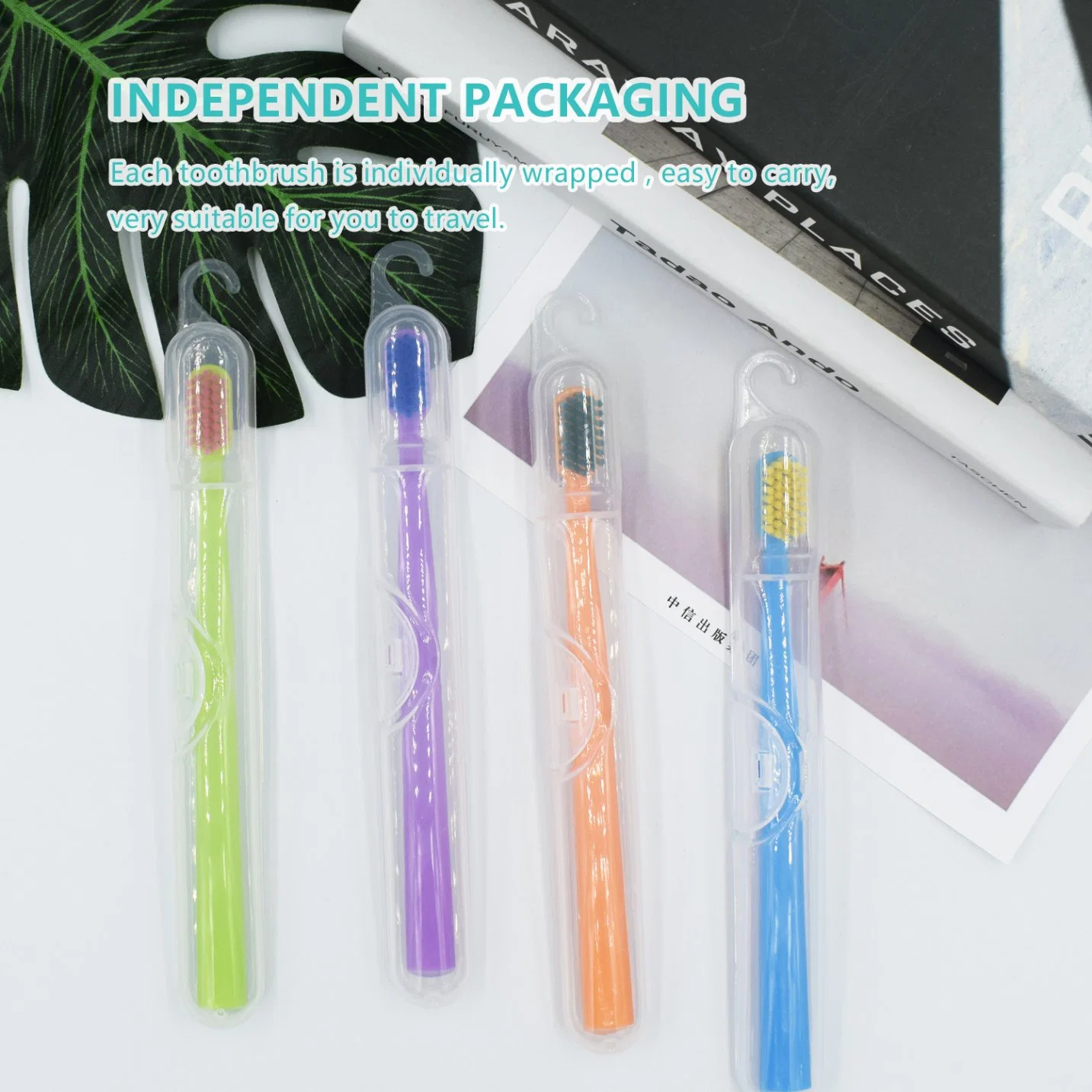 Free Sample Whitening Oral Care Soft Bristles PLA Adult Toothbrush