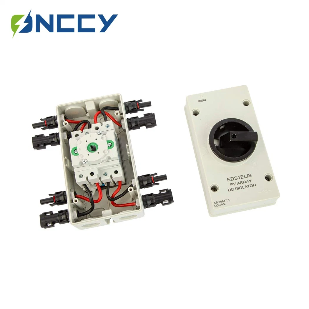 Onccy High quality/High cost performance  1500V 32A 4 Pole Solar DC Enclosure Isolator Switch for PV Array