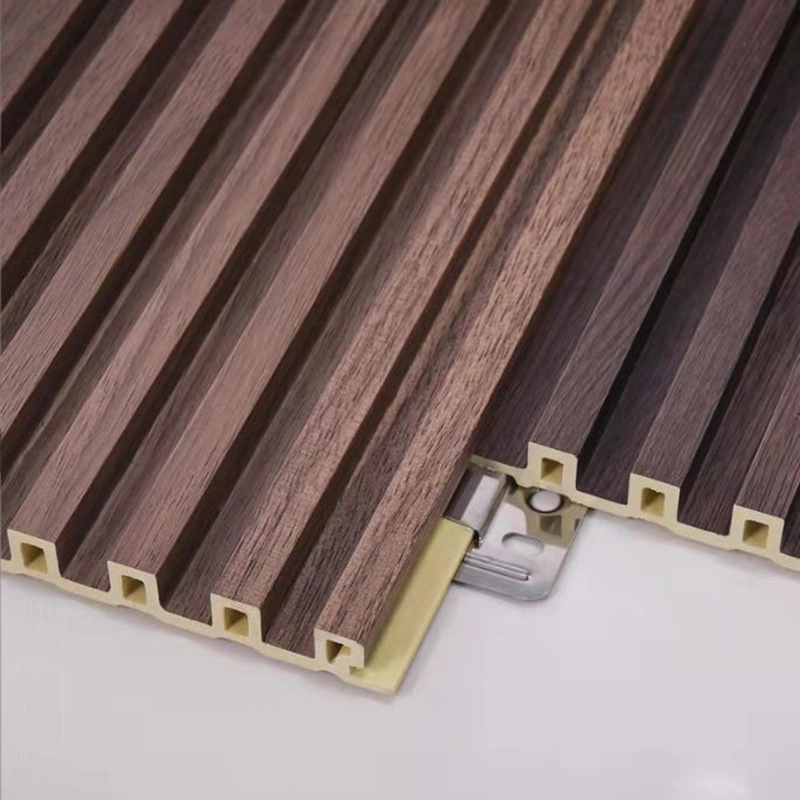 Building Material Integrated WPC Fluted Board Decorative Wall Covering Panel