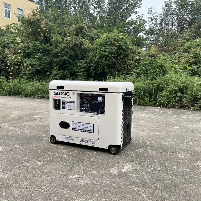 Slong Gas Generator LPG Natural Gas Gasoline Tri Fuel Generator