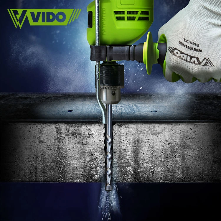 Vido 6*260mm SDS Plus Hammer Drill Bits for Concrete