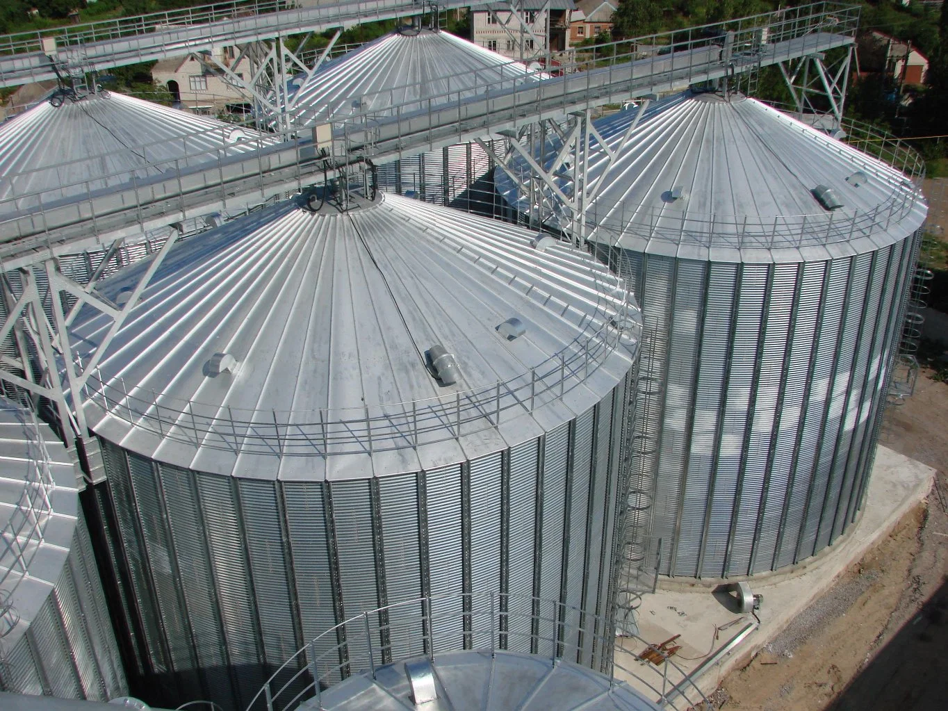 500/1000/1500 Ton Corn Grain Bin Storage Silo Price Cost for Sale Steel Metal Wheat Paddy Seed Maize Storage Silo