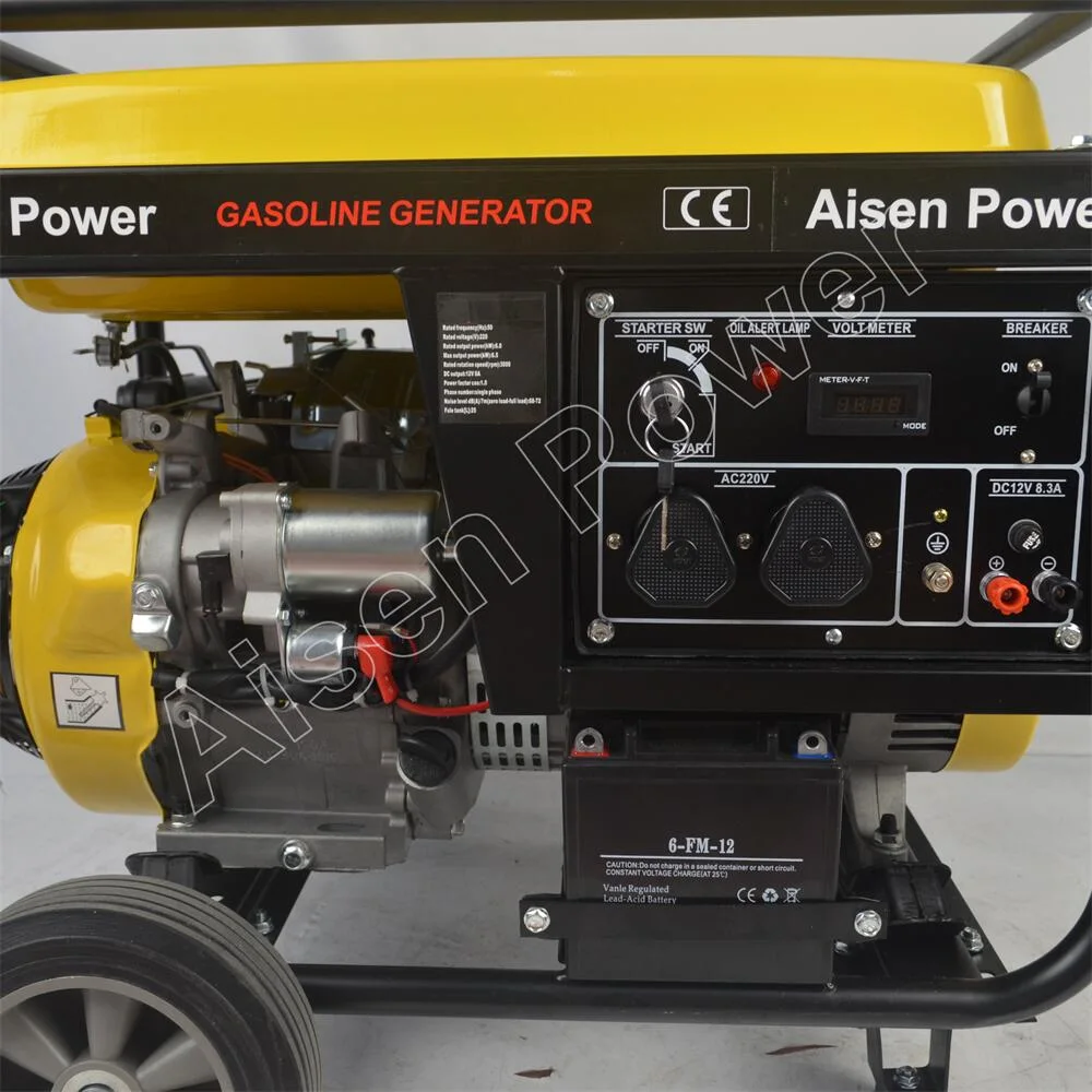 Hot Sell 7kw 8kw 9kw 10kw Household Portable Gas Engine Generator