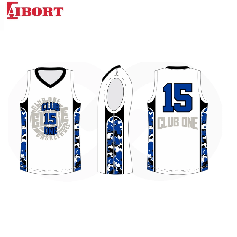 Aibort Create Team Warm up All Kid Basketball Jersey Set for Teenager (L-BK003)