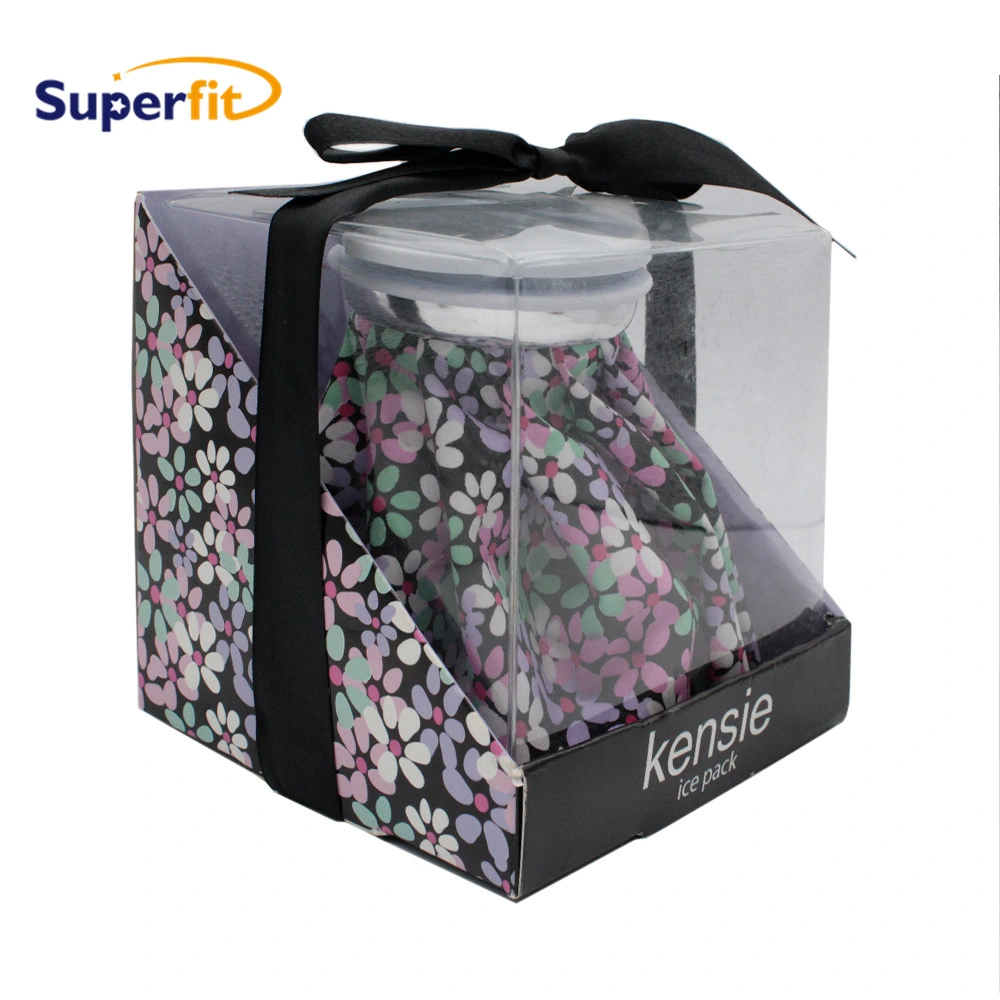 Gift Box Colordul Cloth Ice Bag Ice Pack in PVC Box