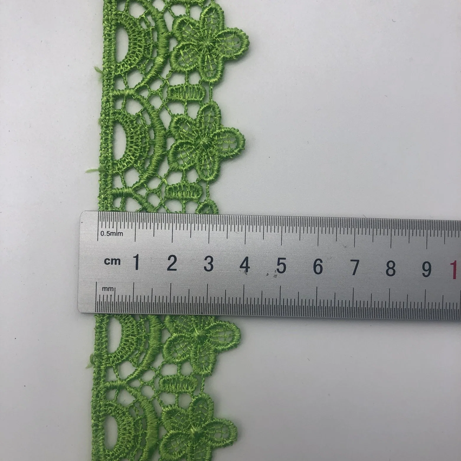 Royal Fancy Style Cotton Embroidery Guipure Lace Purfle for Home Textile Curtain Fabric