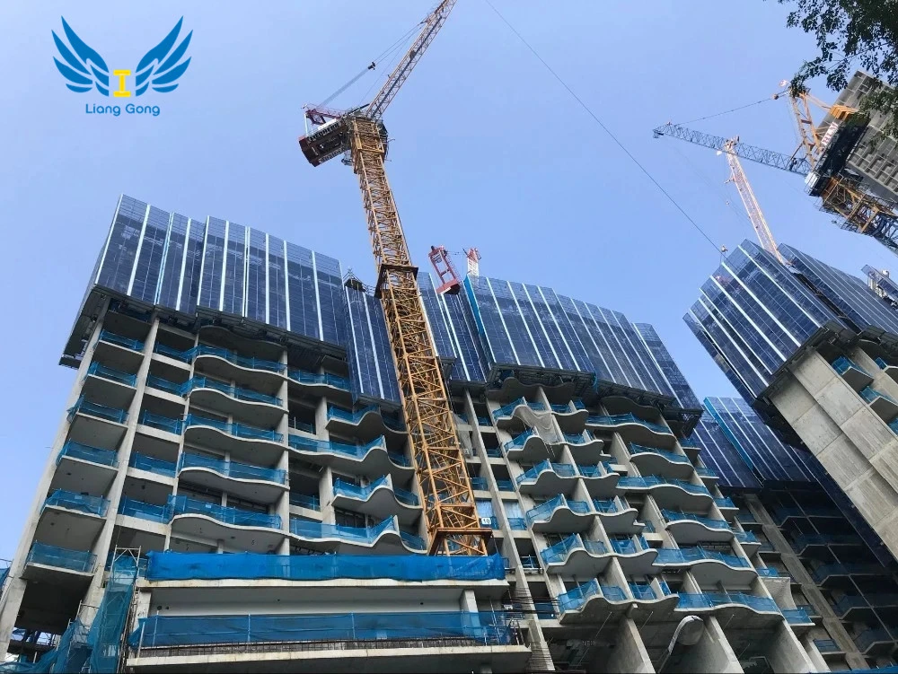 High Rise Building Construction Climbing Protection Panel System