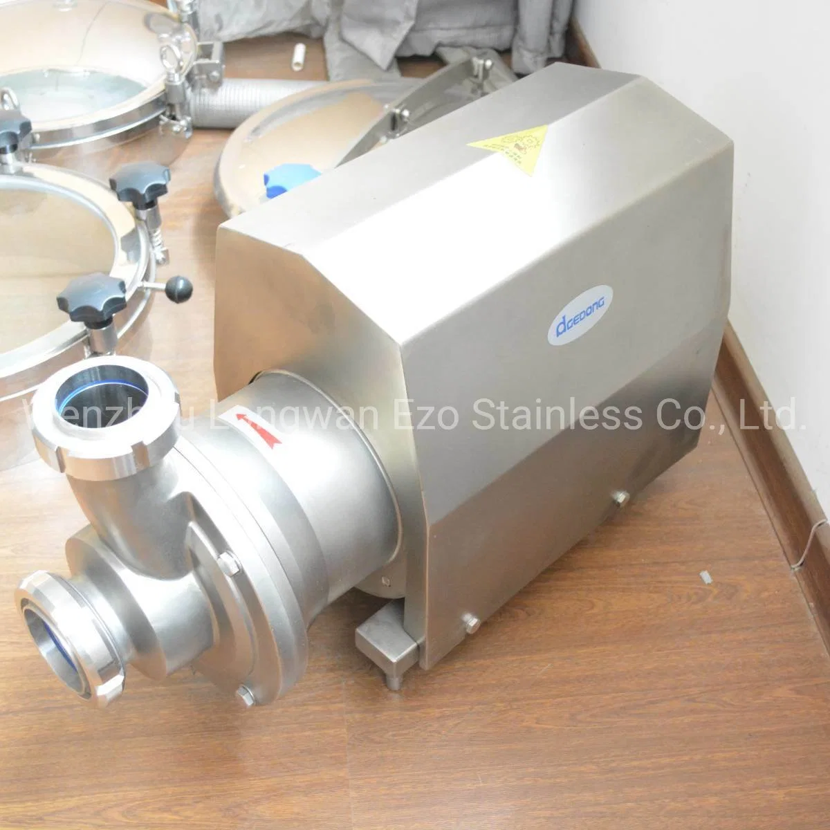 Stainless Steel Sanitary Tank Cleaning Single Mechanical Seal Self Centrifugal Pump for Dairy Milk Beverage