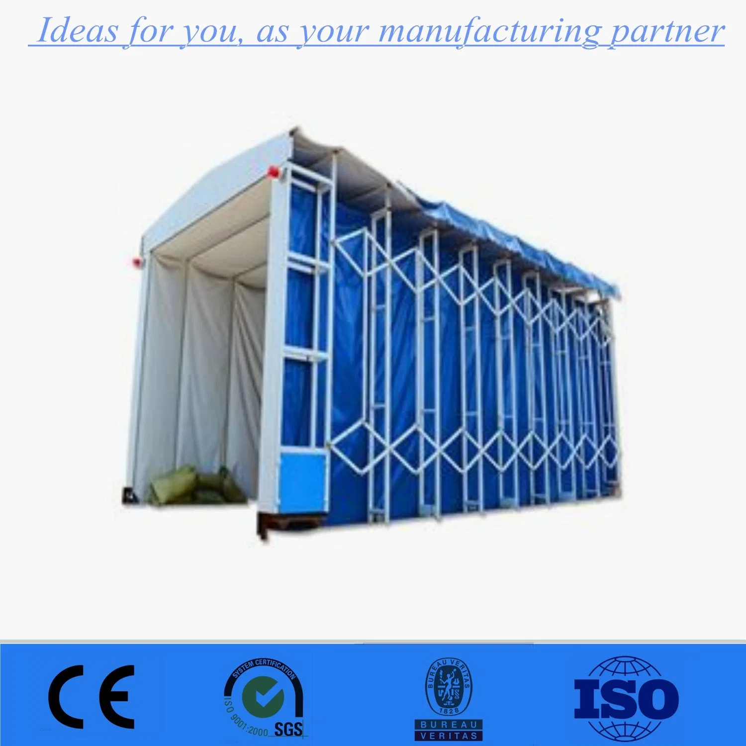 Movable Folding Retractable Spray Paint Booth