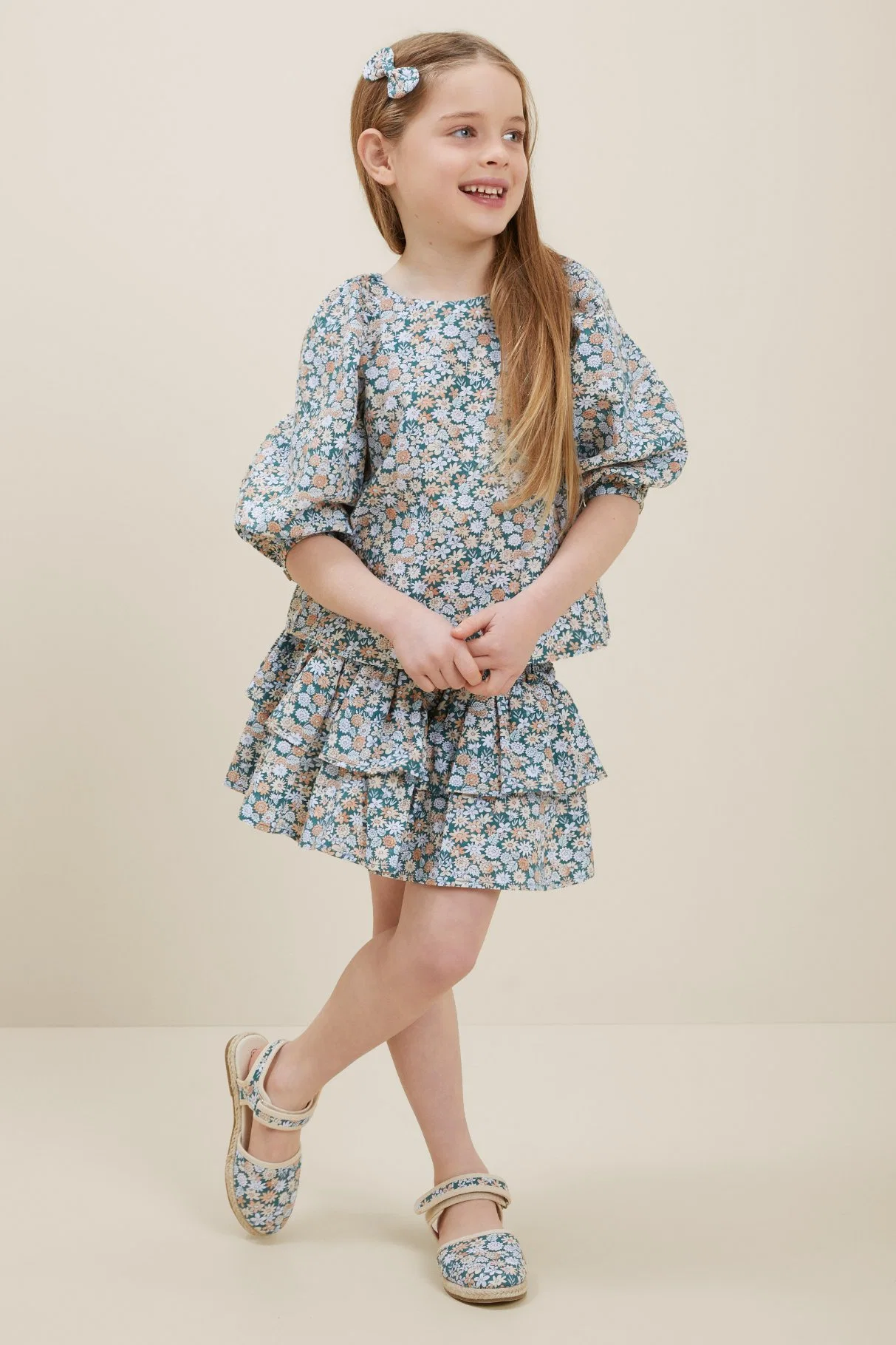 Wholesale/Supplier China Customized High quality/High cost performance  Top Sale Baby Design Fashion Children Summer Kids Mini Floral Girls Skirt