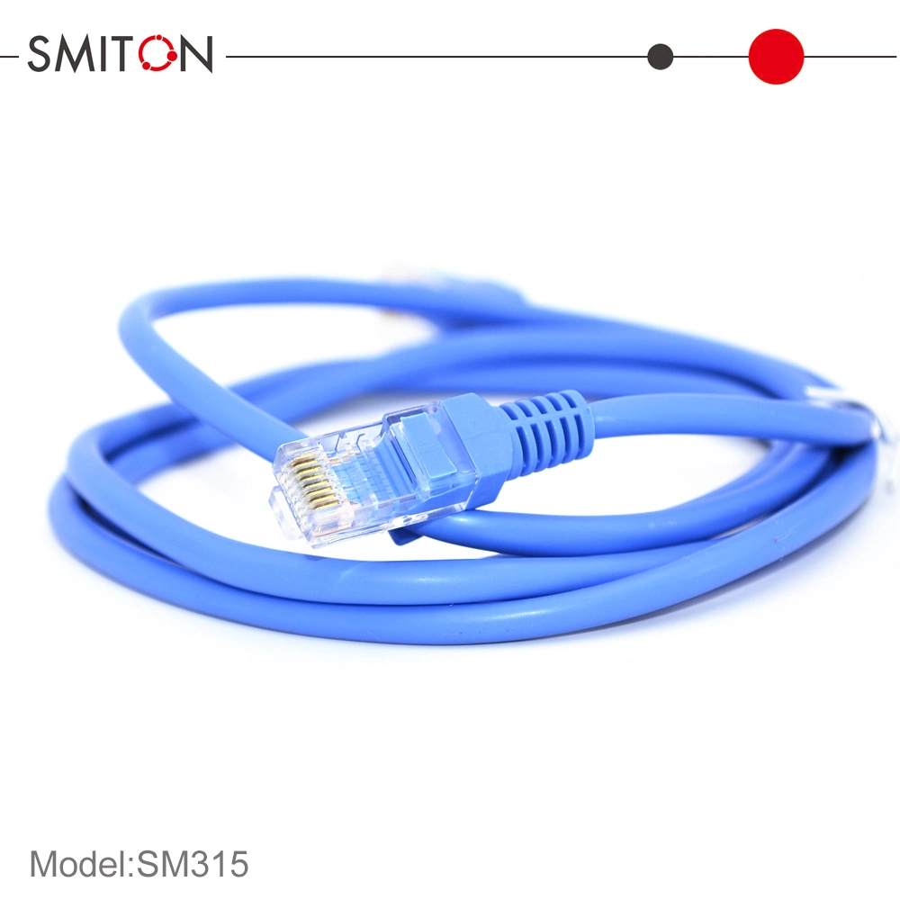 Customized Length RJ45 Cat5e Computer Communication Cable Twisted 4pair Copper Network Ethernet Cable