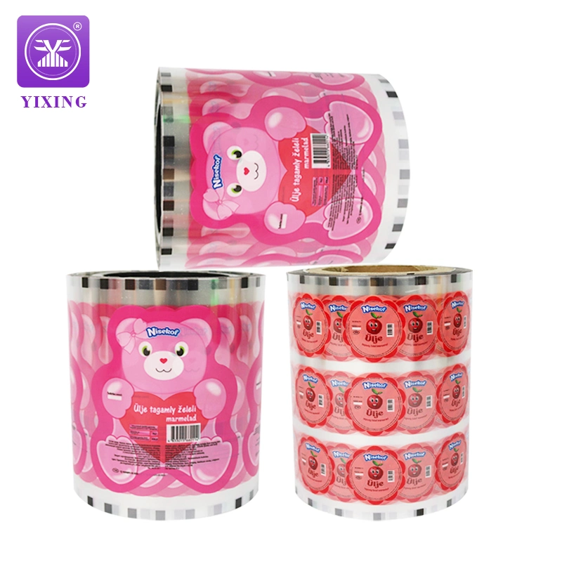 Pet/PP/PS/PE Laminated Plastic Ketchup Yogurt Jelly Cup Lid Sealing Film