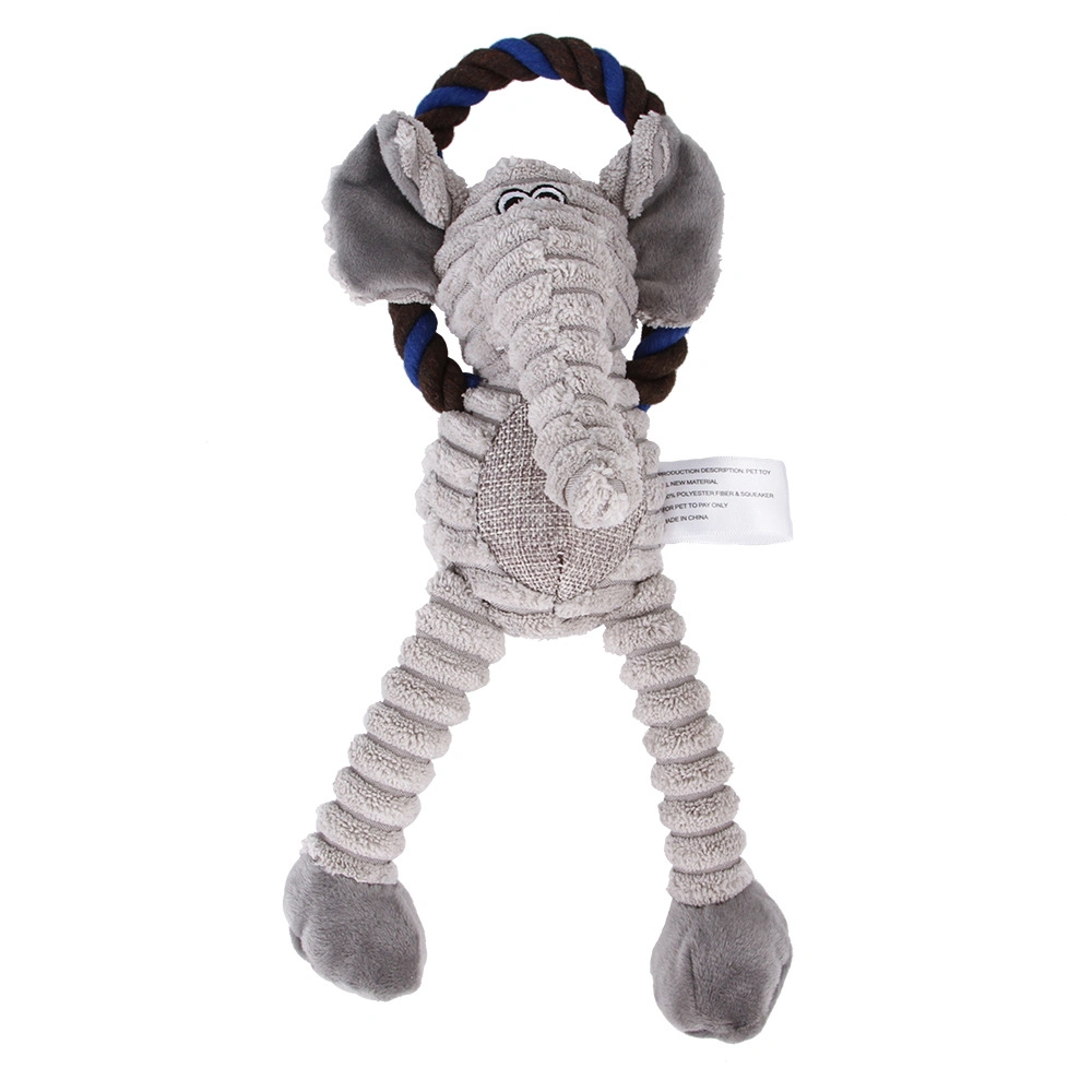 Wholesale/Supplier Custom Marine Animal Plush Dog Toys Pink Octopus Squeaky Chew Soft Cotton Rope Pet Toys