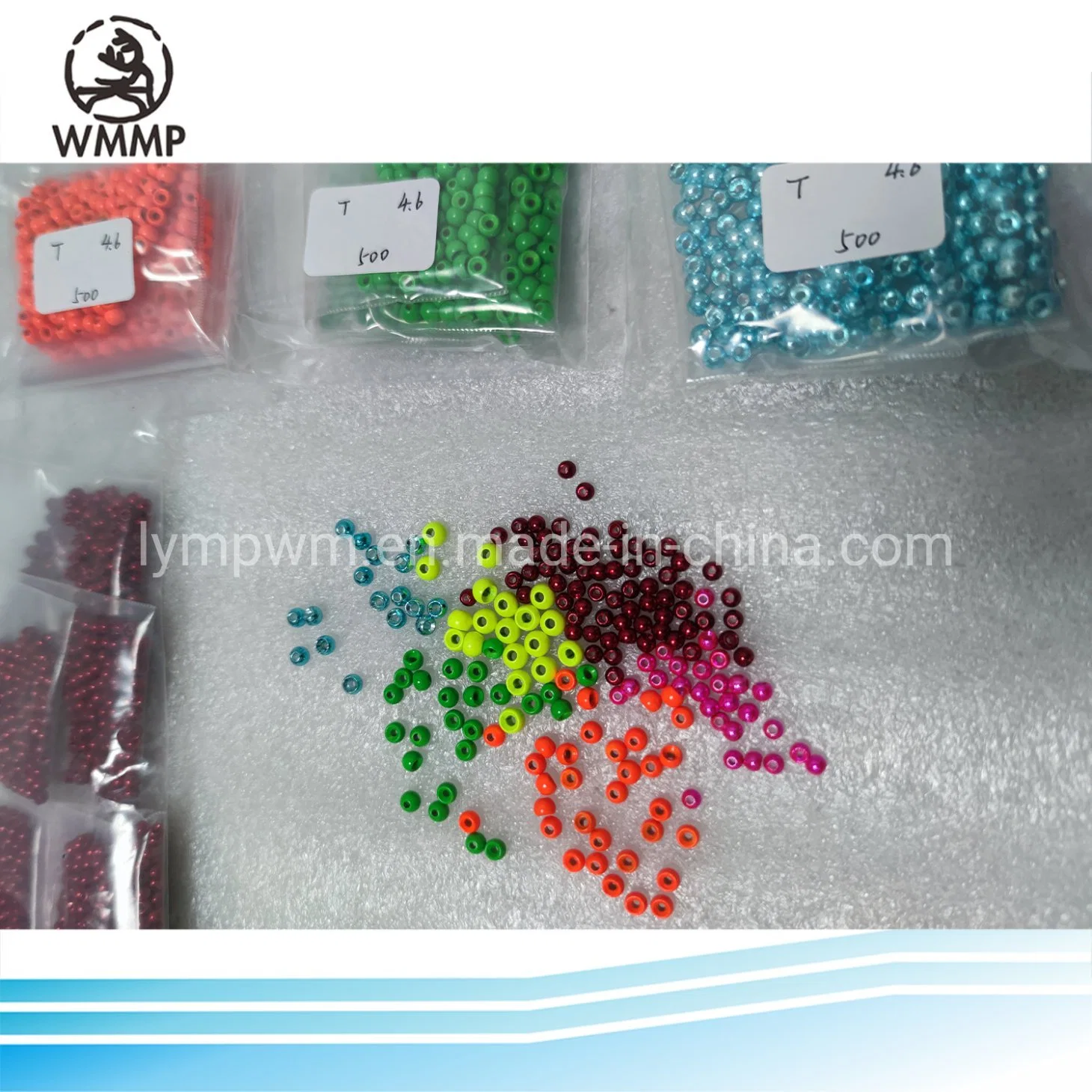 Wholesale/Supplier Fluorescent White/Green/Red/Chartreuse&Anodized Light Blue Tungsten Round Beads