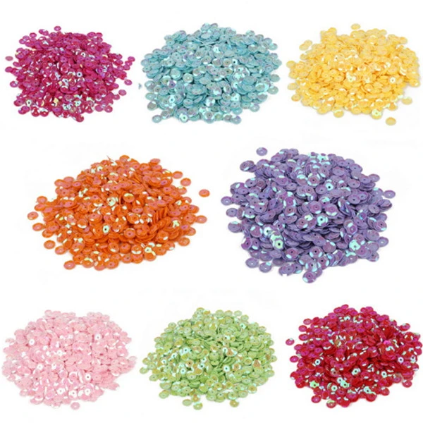 6mm Luminous and Fluorescent Items Glitter Power Garments Accessories