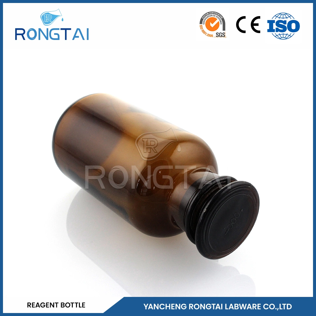 Rongtai Laboratory Glassware Set Factory Laboratory Bottle in Chemical China Wide Mouth HDPE Lab Reagent Bottle Wide Mouth