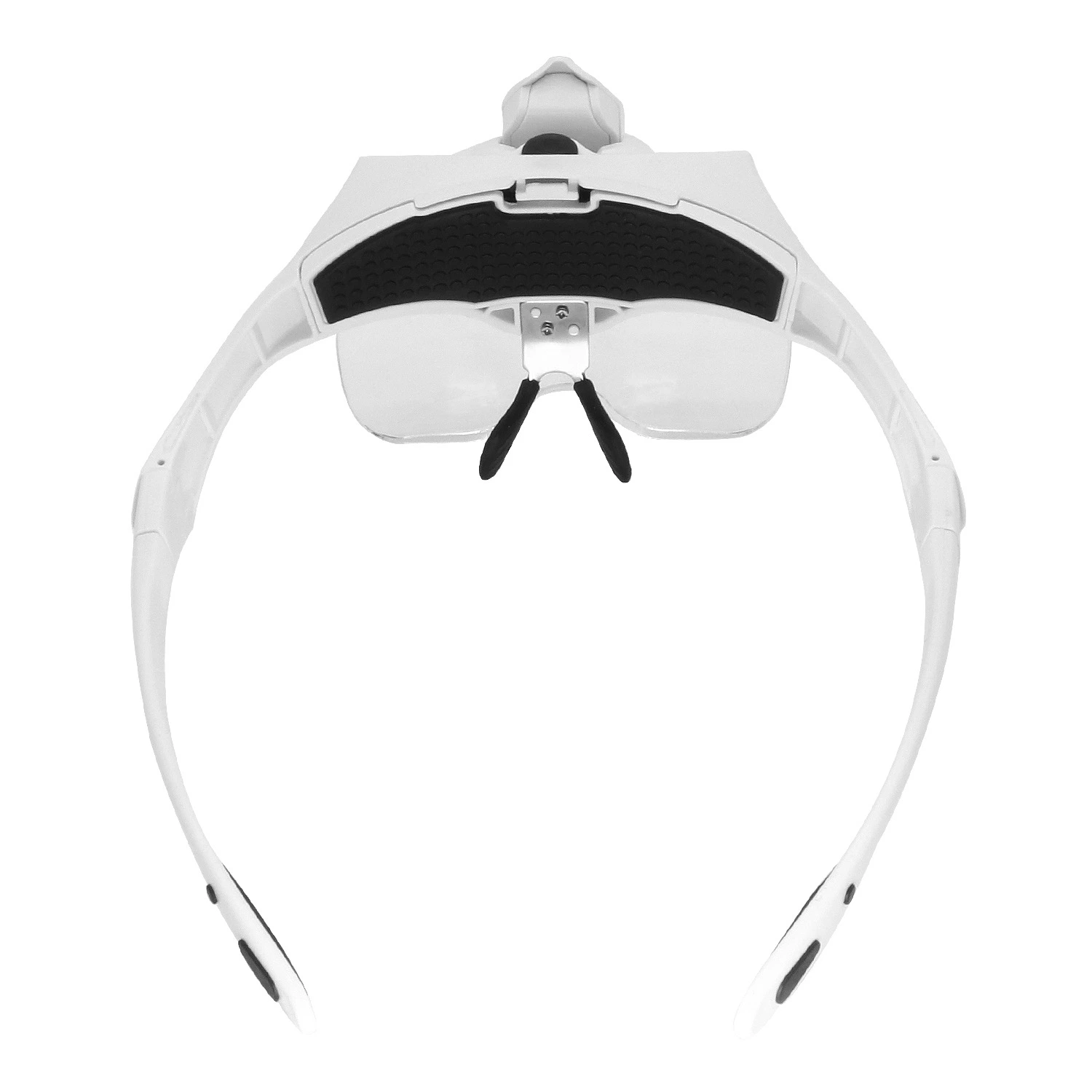 Nouvelle version Support de bandeau de lunettes à LED rechargeables avec loupe interchangeable 1.0X, 1.5X, 2.0X, 2.5X, 3.5X.