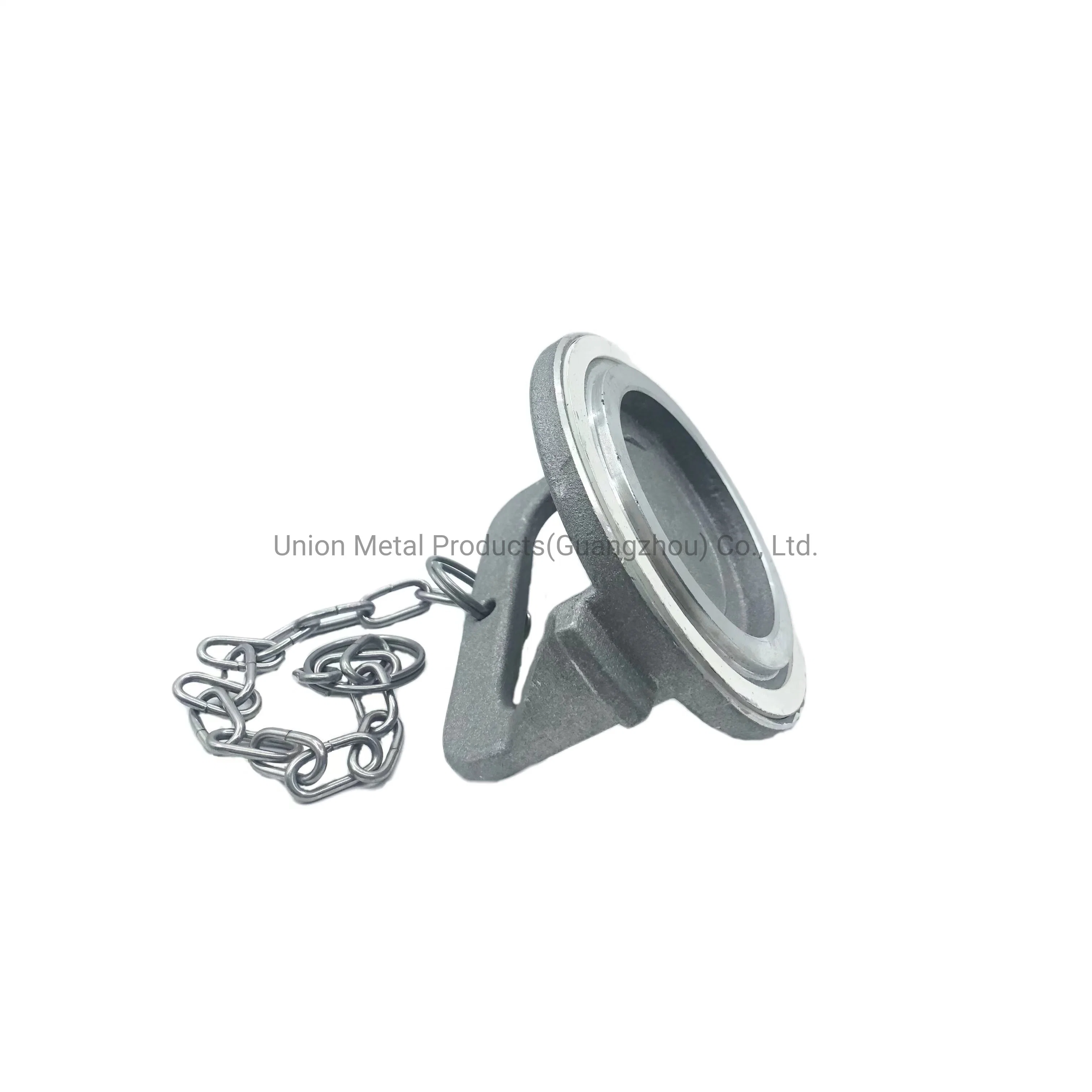 Aluminum Composition Hose Fitting Cap with Handle Guillemin Coupling