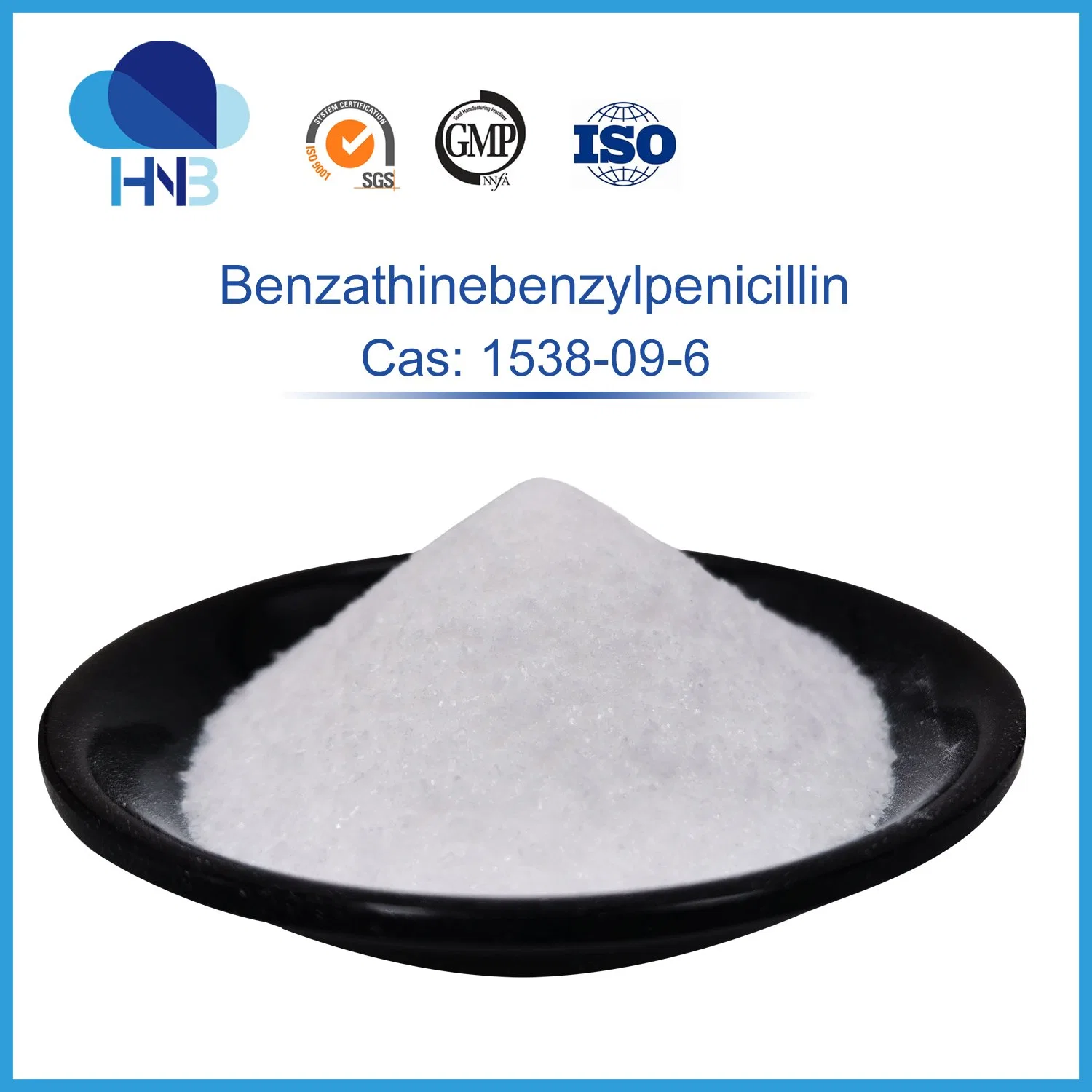 مصنع Penicillin-G CAS 1538-09-6 بنزياتين بنزيلبينسيلين