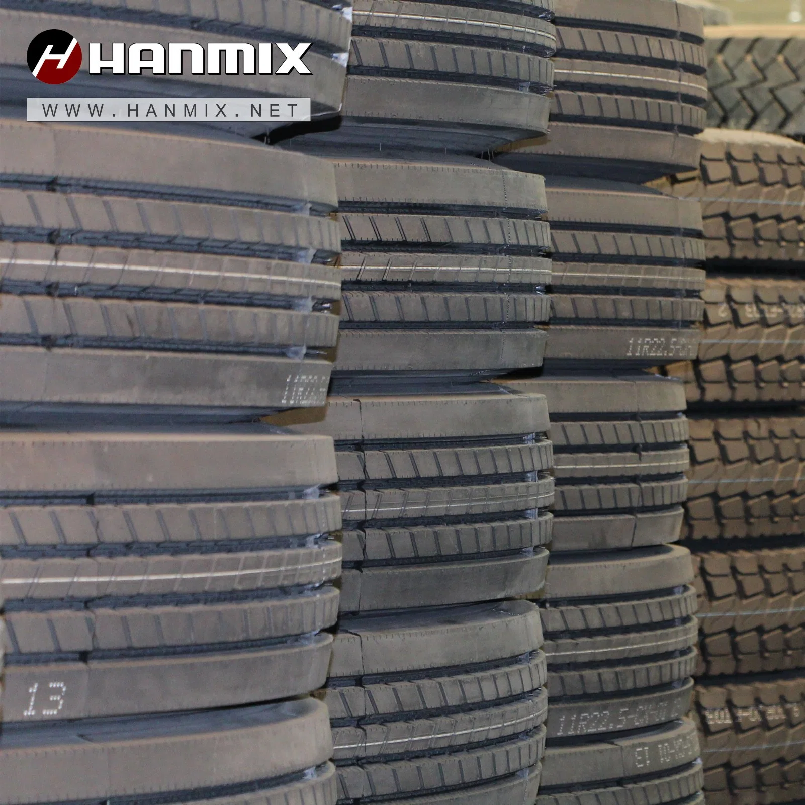 Hanmix tout acier longue distance radiale à usage intensif de Bus de vidage LTR TBR les pneus de camion 6.50r16 7.00r16 LT 11r22.5 12r22.5