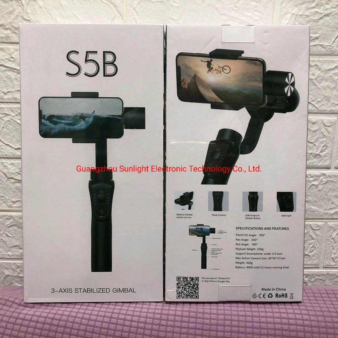 New Model S5b &#160; 3-Axis Face Tracking &#160; Stabilized Gimbal &#160; Selfie Stick &#160; Steady Shot Device&#160;