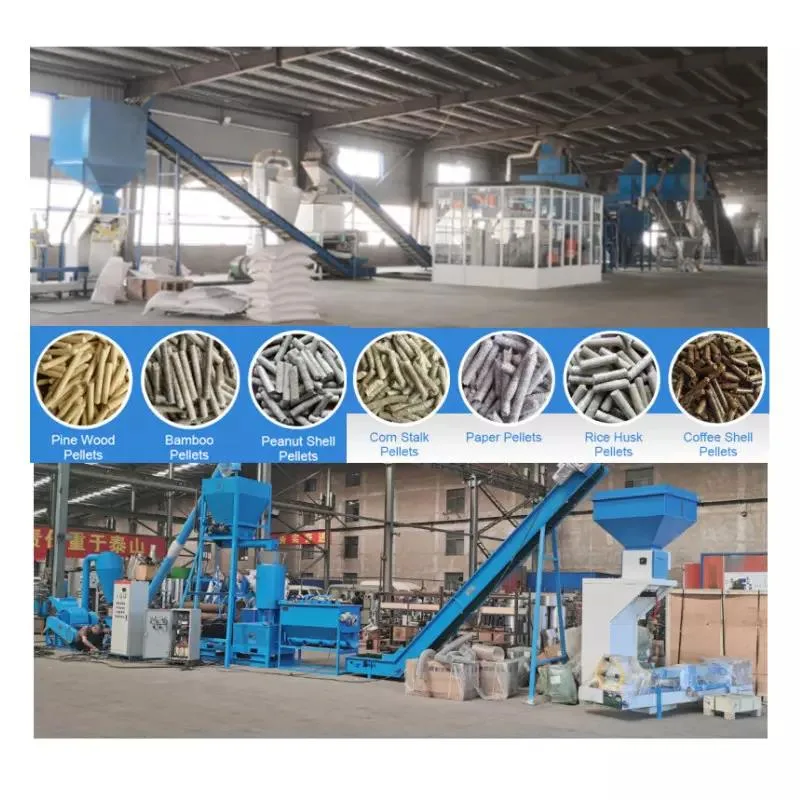 2022 New Design Chicken Livestock Goat Animal Poultry Feed Pellet Making Machine Pig Animal Feed Granulator Machine Biomass Fuel Wood Pellet Production Line