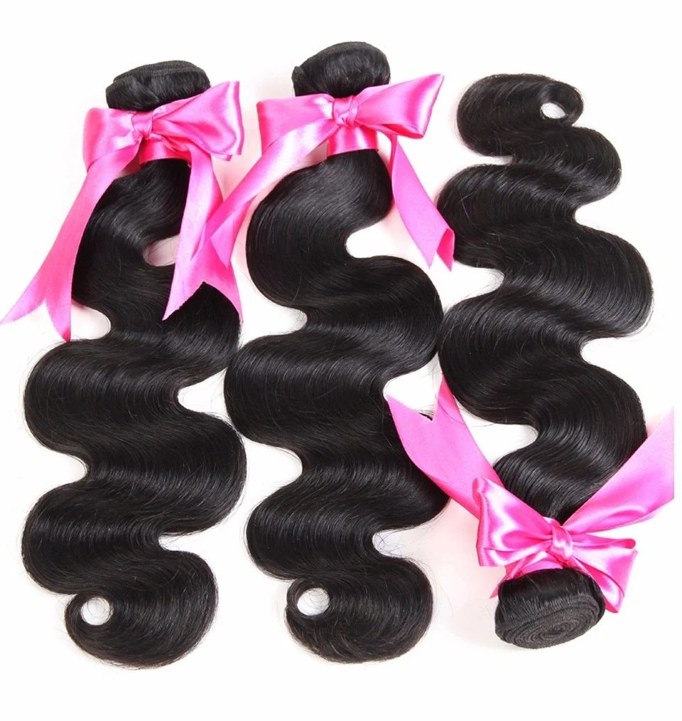 Indian Bodywave Virgin Natural Remy Human Hair Weft