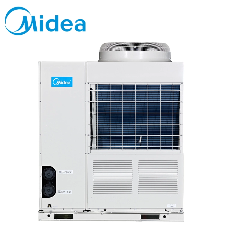 Midea CE Certificated Flexible Installation on Sail Central HVAC Modular Air Cooled Industrial Scroll Water Chiller Easy Control