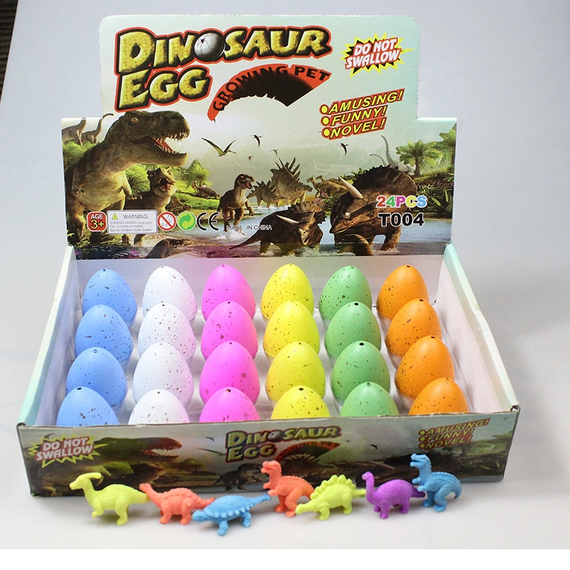 Fabricación de agua de regalo promocional creativa la magia de los huevos de dinosaurio de plástico creciente