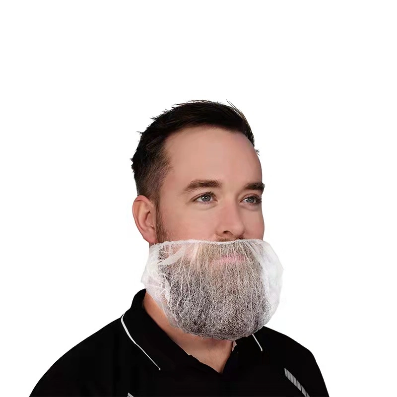 Factory Machine Made Disposable PP Beard Cover with Elastic Band