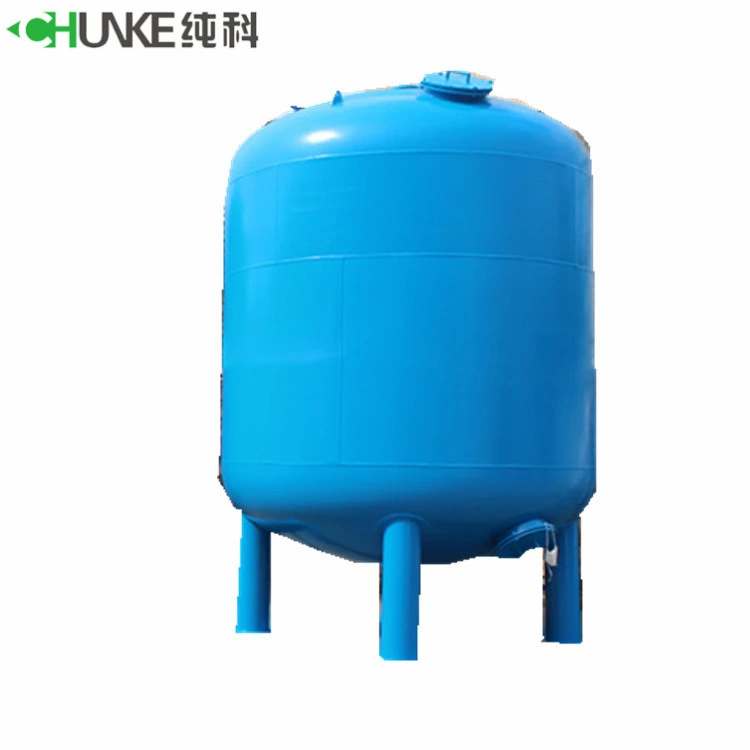 Chunke Multimedia Sand Filter Tank Carbon Steel Blue Tank Big Filter Tank