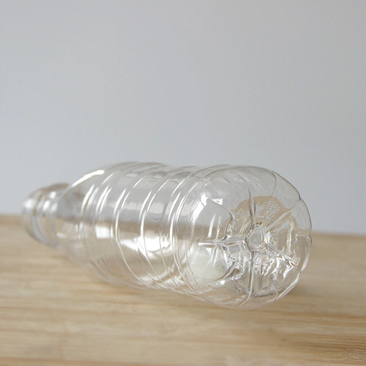 350ml Plastic Bottle Pet Transparent Disposable Water Bottle with Cover