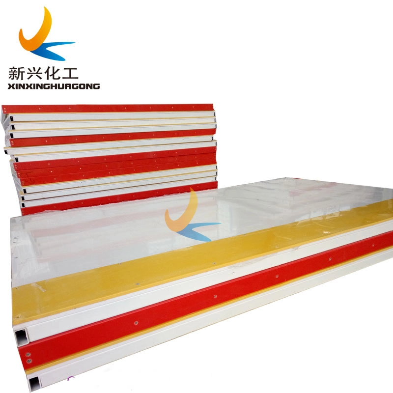 Natürliche HDPE und Aluminium Rink Dasher Kick Board Hockey Barrieren Dasher Board