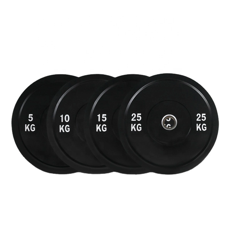 Commercial Gym Equipment Bumper Weight Plate Customize Logo Barbell