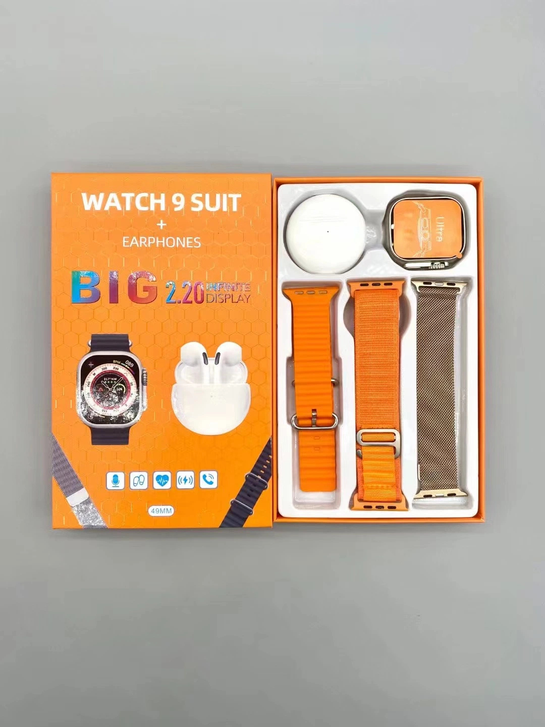 Посмотреть 9 Последняя версия Smart Watch HD Big Screen NFC Montre Relogio Smartwatch 8 Пополните интеллектуальные часы 9