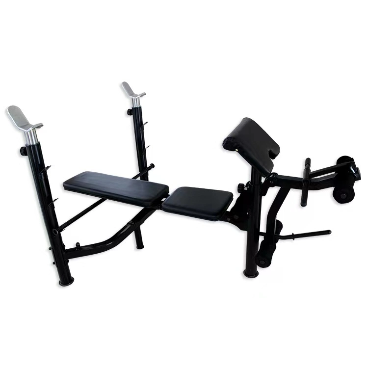 Factory Wholesale Fitness Equipment for Home Adjustable Weight Bench for Full-Body Workout Flat/Incline/Decline Bench with Weight Plates Storage