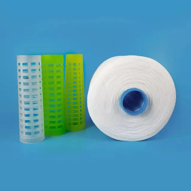 China Manufacturer Plastic Dye Tube 100% Spun Polyester Yarn 50/2 for Sewing