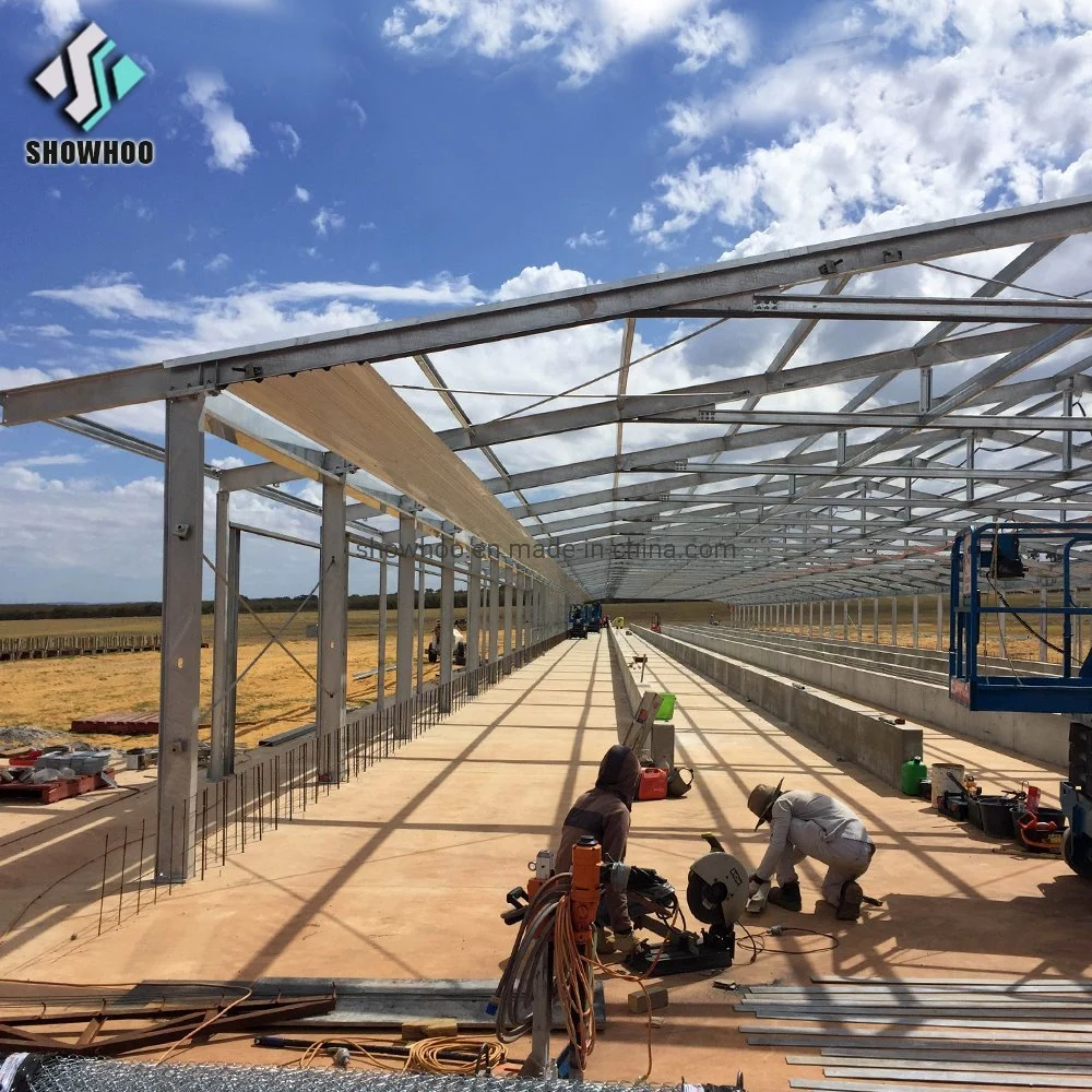 Fabrica Steel Building Low Cost Prefabricated Steel Structure Chicken House with Feeding System