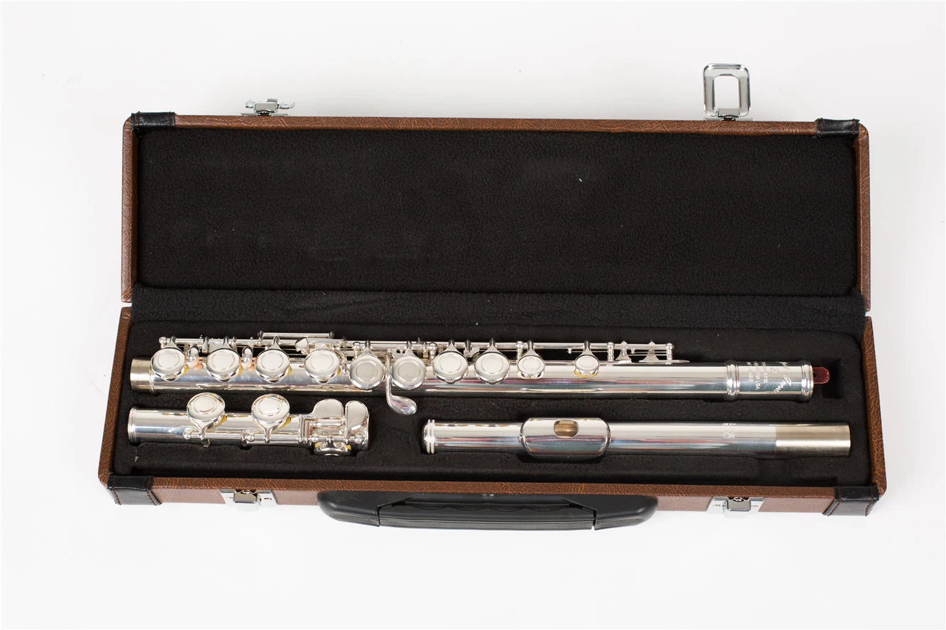 Wholesale/Supplier Flute / Silver Lip Plate & Riser Flute/ C Foot