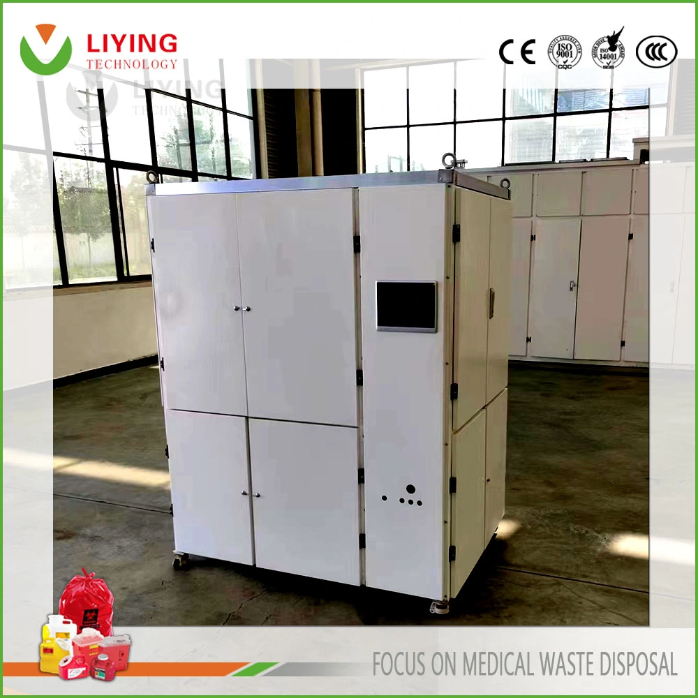 Eco-Friendly Infectious Waste High Pressure Microwave Sterilizer with Shredder Function