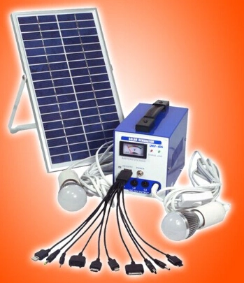Kit d'éclairage solaire portable LED Système Solaire