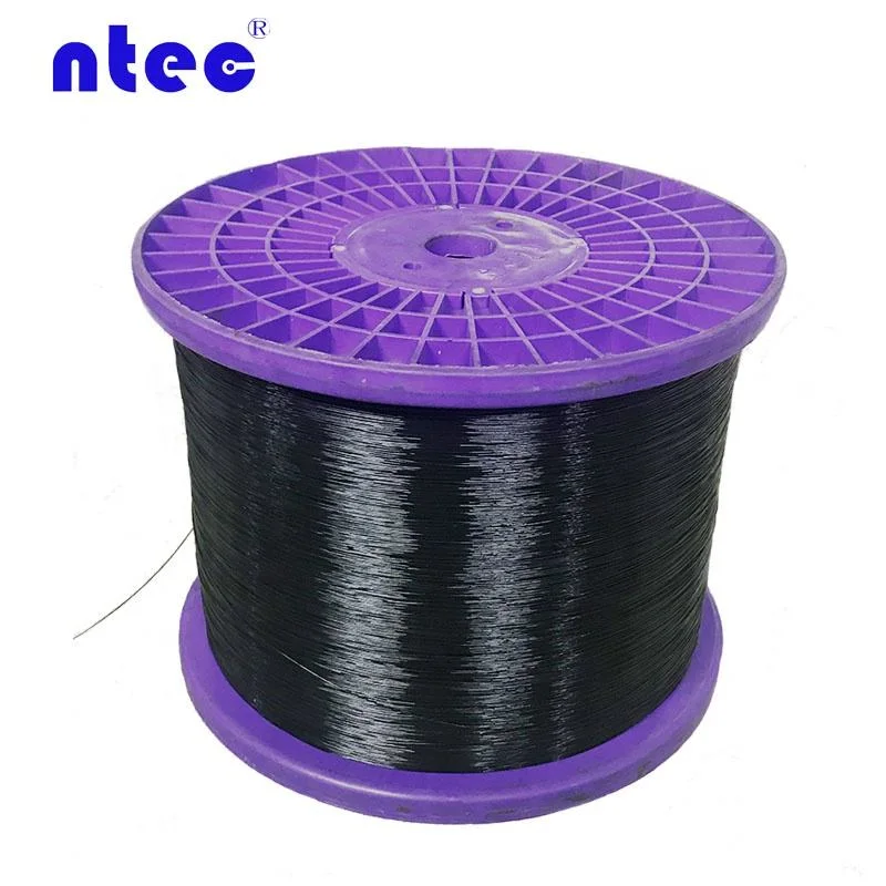 0.48mm Black Color Zipper Wire Nylon Coil Zipper Monofilament Yarn