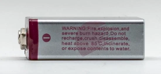 Batterie au lithium de haute qualité Er9V pour fumer de l'alarme