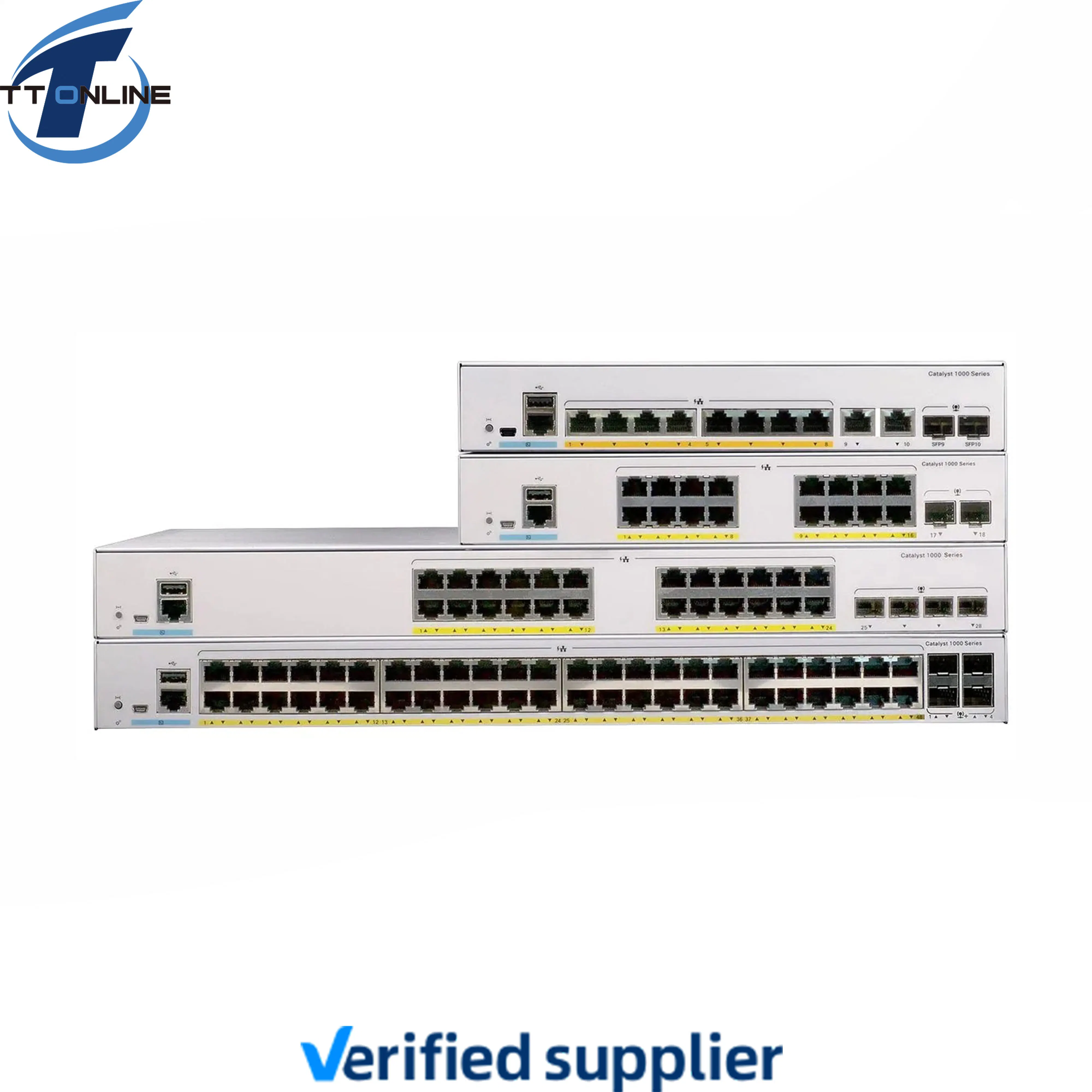 Conmutador de red Gigabit Ethernet de 48 puertos serie 9200L C9200L-48p-4G-E C9200L-48T-4G-E. C9200L-48p-4G-a C9200L-48T-4G-E