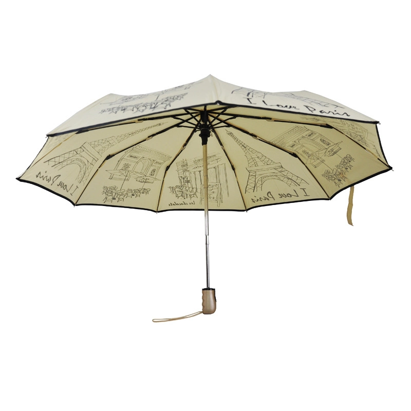 High quality/High cost performance  Auto Open and Colse Three Folding Umbrella