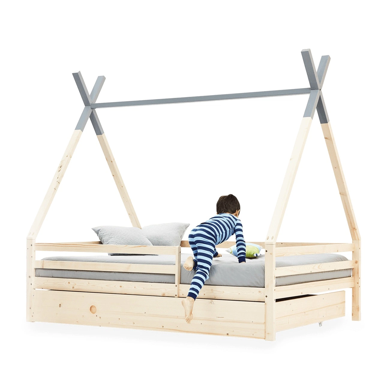 Caliente de fábrica de madera maciza de la venta de niños Los niños Teepee Play House