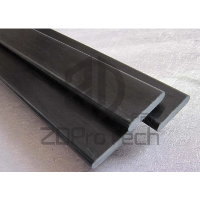 Super September Black Fiberglass Profile Pultrusion High Strength Flexible GRP Strip FRP Flat Fiberglass Bar
