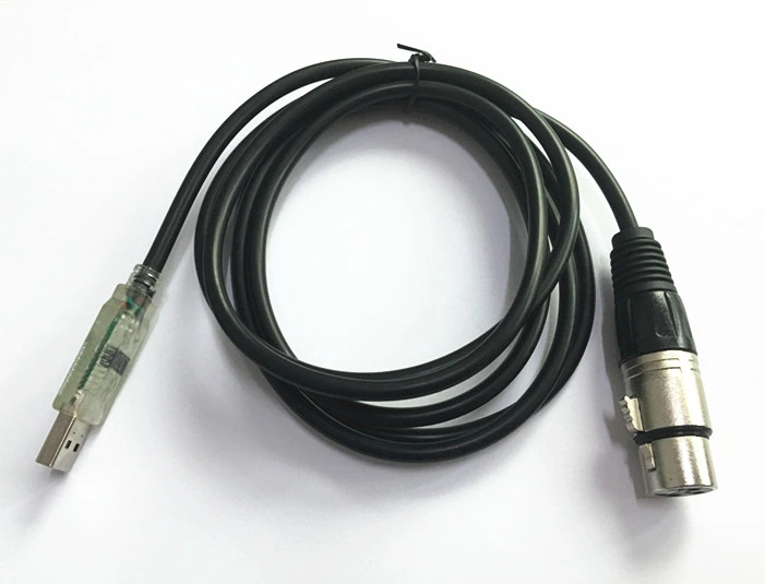 Cable adaptador de interfaz USB a DMX FTDI RS485 XLR 3pin